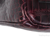 Birkin 35 Prune Crocodile Porosus GHW