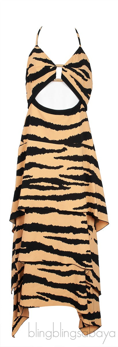 Tiger Print Cami Dress