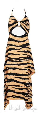 Tiger Print Cami Dress