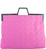 Flat Shopping Bag Neon Pink Large