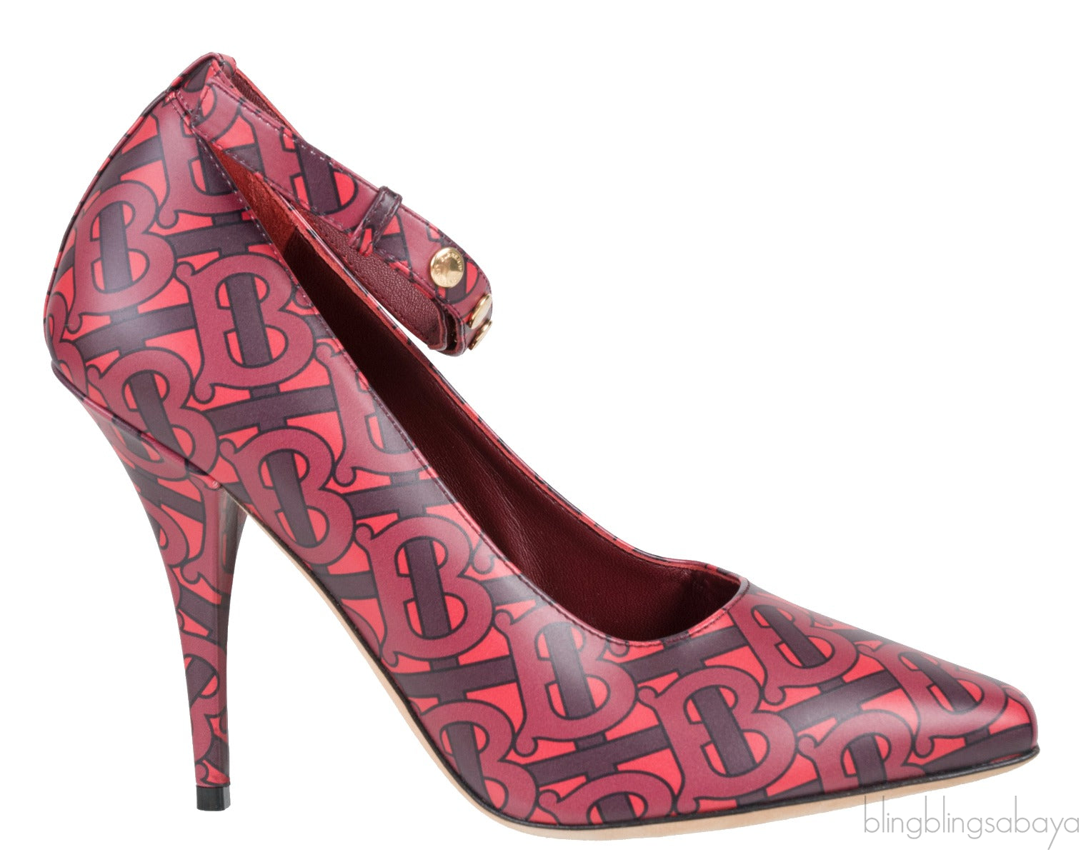 Red Wiltkin Logo Print Slingback