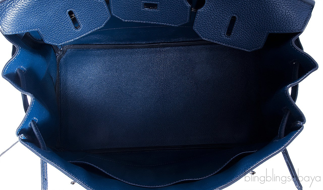 Birkin 35 Blue Abysse Togo
