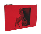 Givenchy Red Medium Bambi Pouch