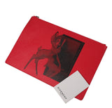 Givenchy Red Medium Bambi Pouch
