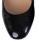 Valentino Garavani Black Patent Leather Ballet Flat 37.5