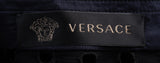 Gianni Versace Black Broderie Anglaise Ruffle Mini Dress XL