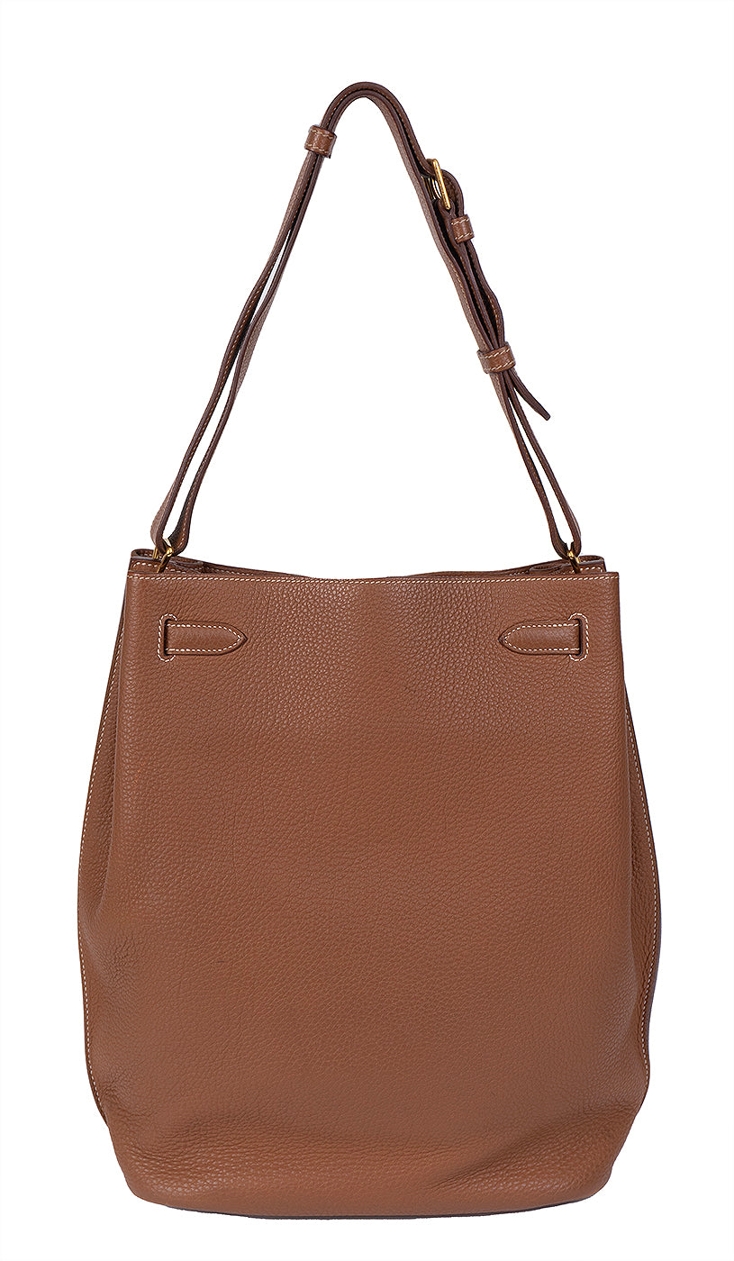 Hermes So Kelly 26 Gold Taurillon Clemence GHW
