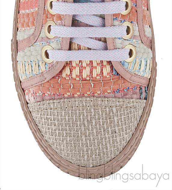 Tweed Low Cut Multicolor Sneakers