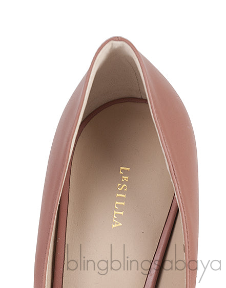 Old Rose Pointed Toe Heels