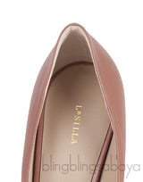 Old Rose Pointed Toe Heels