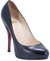 Black Leather Pump