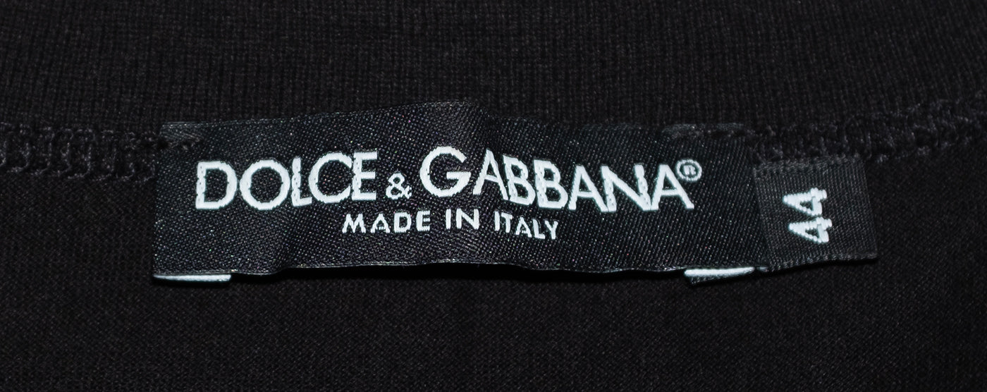 Dolce & Gabbana Black Patch T-shirt