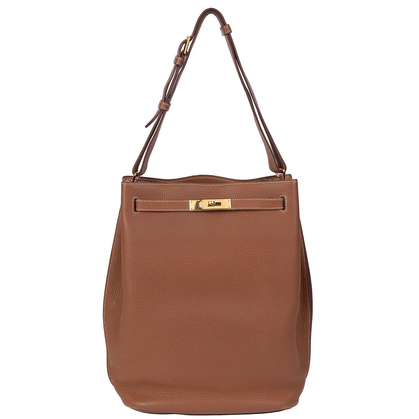 Hermes So Kelly 26 Gold Taurillon Clemence GHW