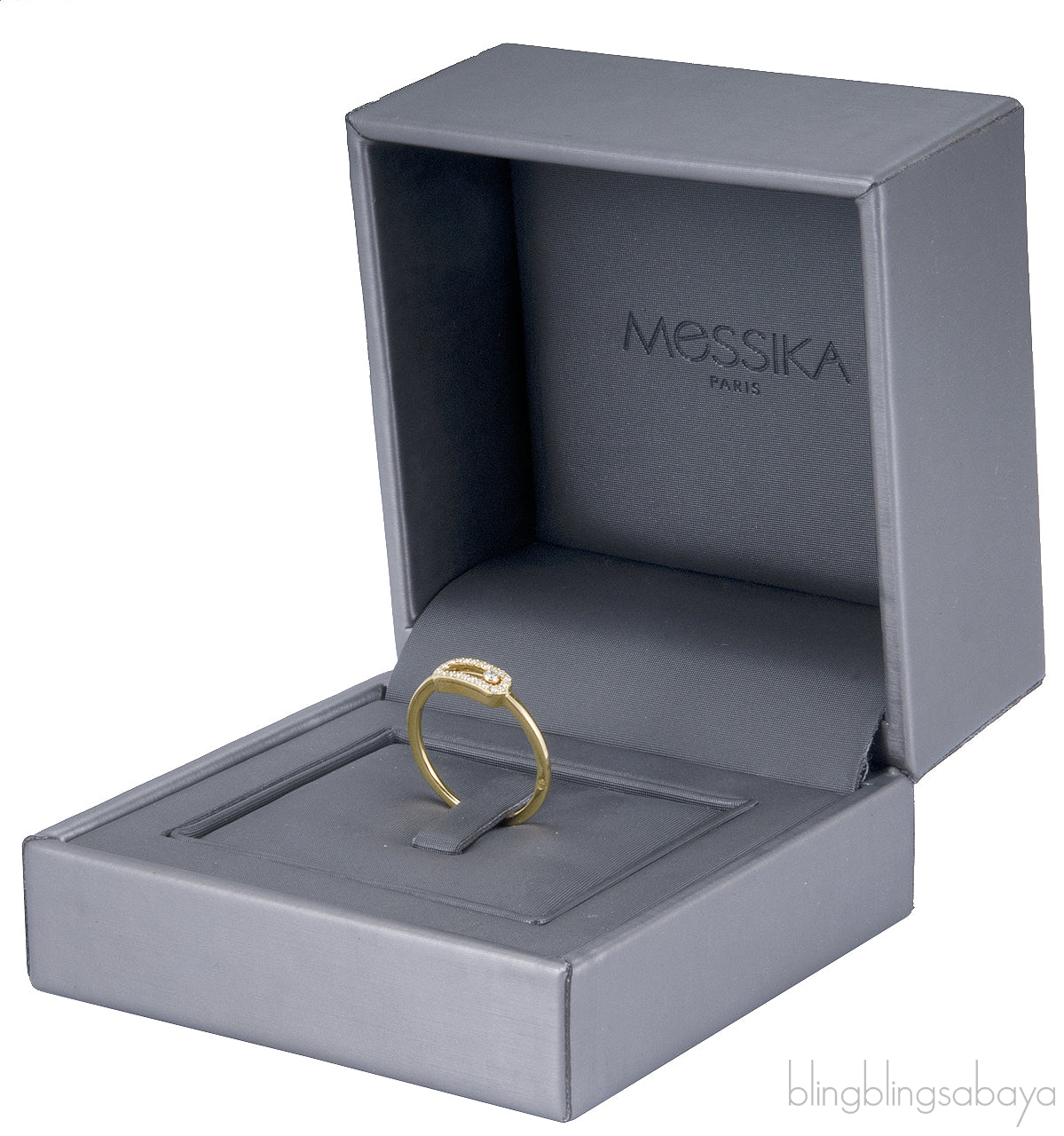Yellow Gold Slide Diamond Ring