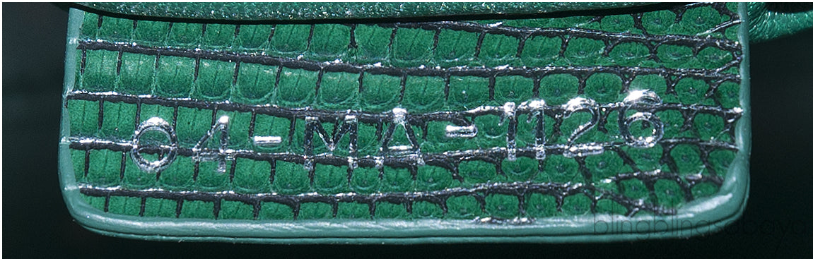 Lady Dior Emerald Green Mini Lizard