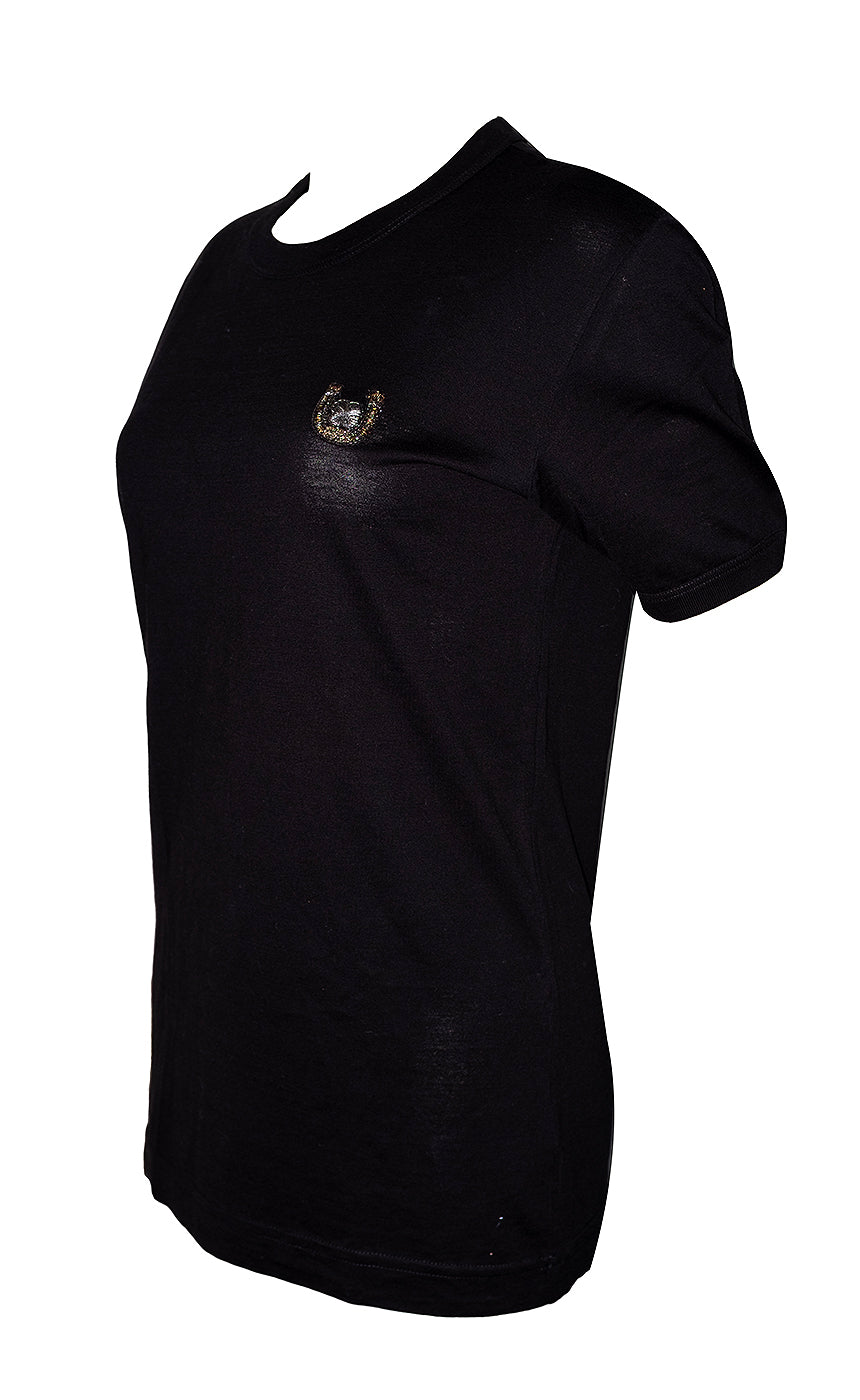 Dolce & Gabbana Black Patch T-shirt
