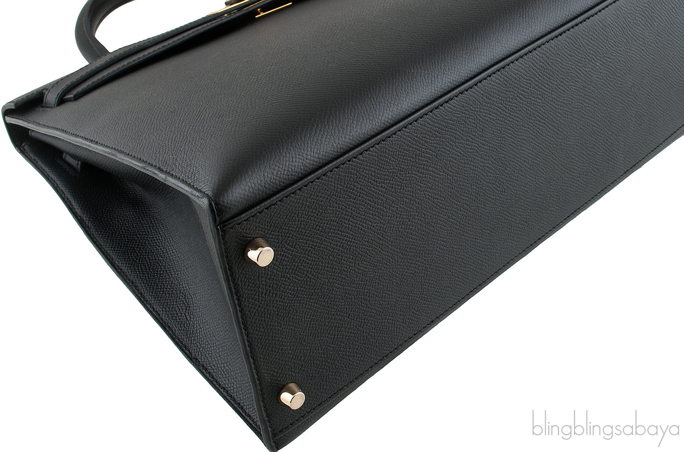 Kelly 35 Black Epsom Sellier GHW