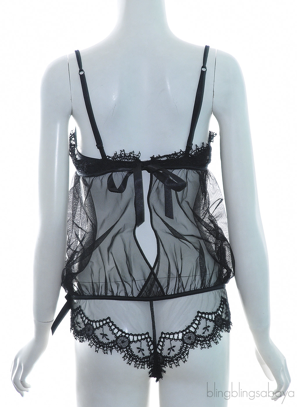 Black Mesh Bodysuit