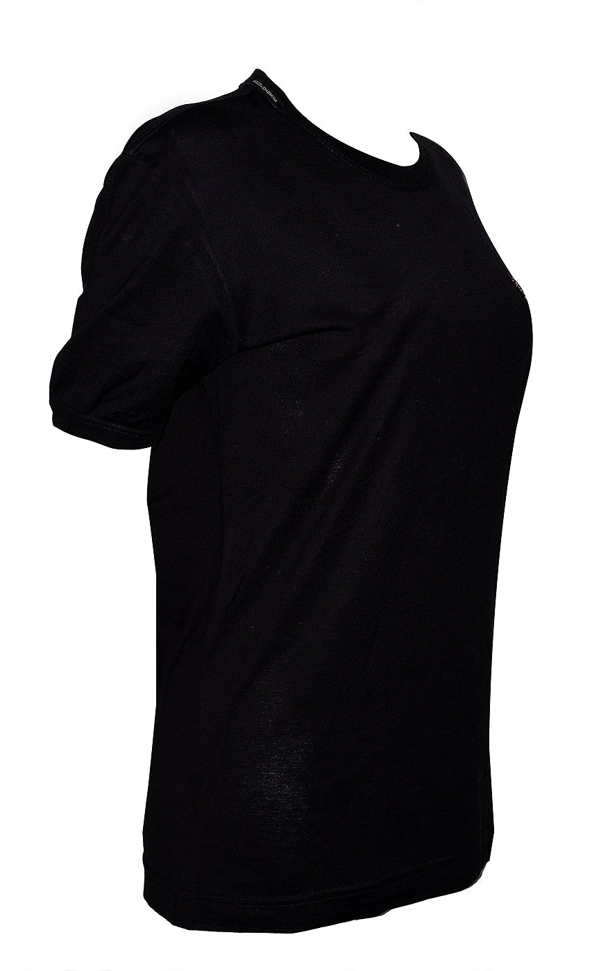 Dolce & Gabbana Black Patch T-shirt