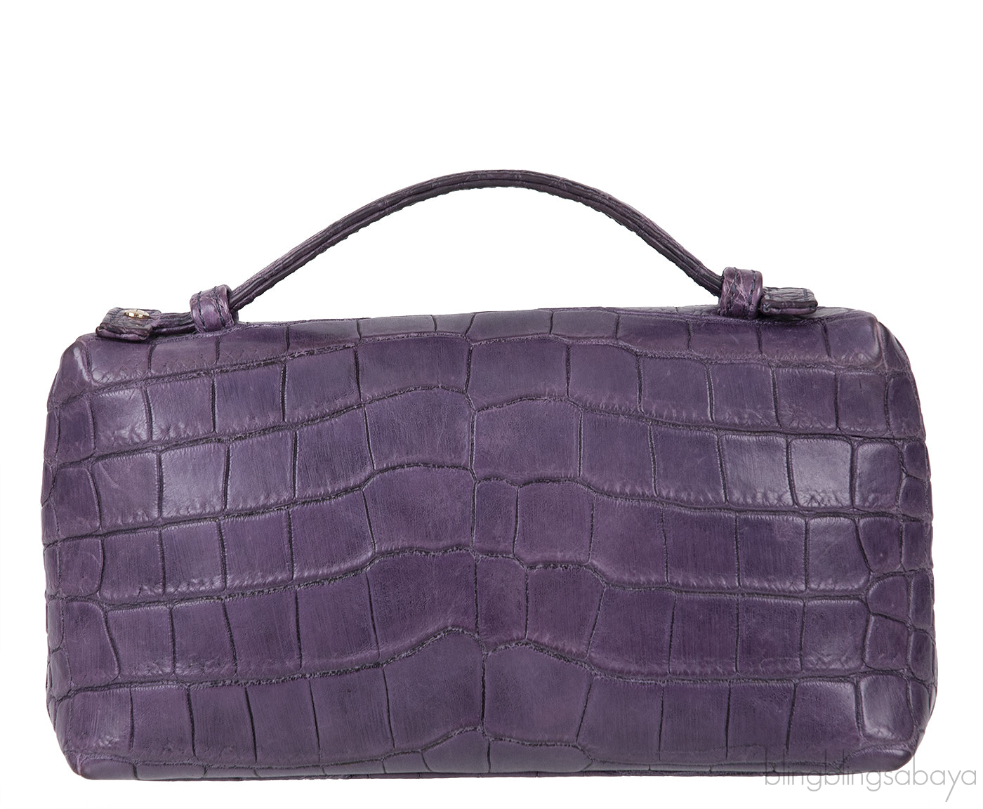 L19 Alligator Purple Pouch