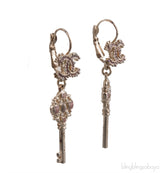 CC Key Piercing Earrings