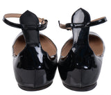 Valentino Garavani Black Patent Leather Ballet Flat 37.5