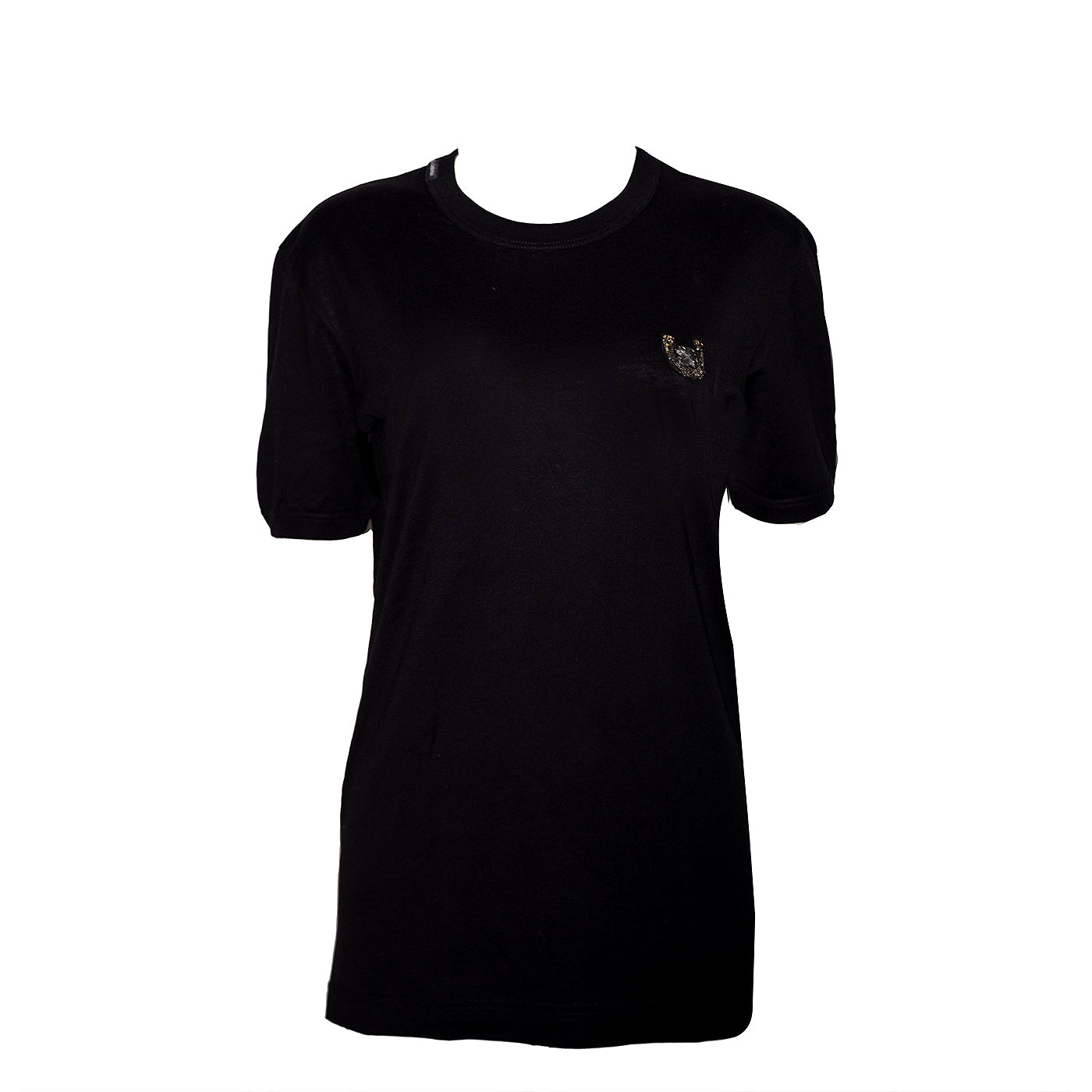 Dolce & Gabbana Black Patch T-shirt