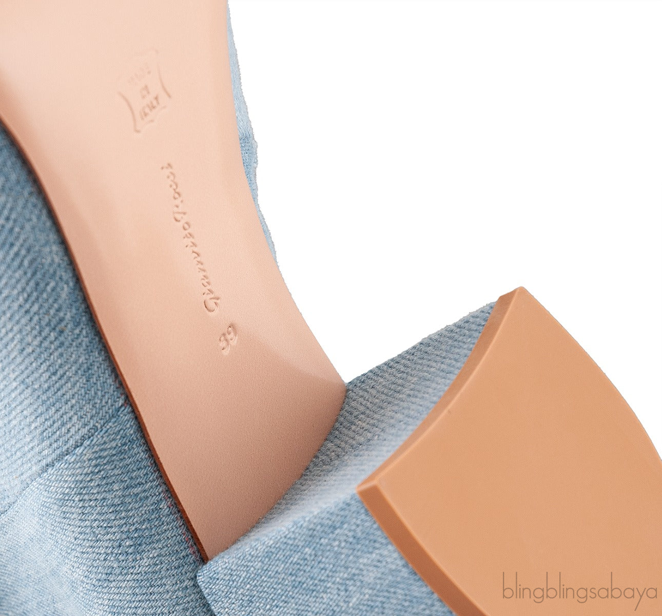 Gianvito Rossi Blue Denim Pointed Toe Boots 39