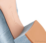 Gianvito Rossi Blue Denim Pointed Toe Boots 39