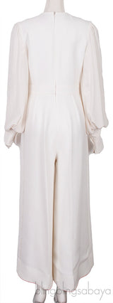 Ivory Long Sleeves Jumpsuit