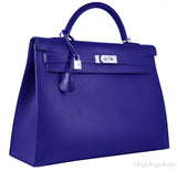 Kelly 40 Iris Sellier Epsom PHW