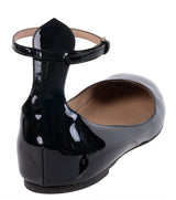 Valentino Garavani Black Patent Leather Ballet Flat 37.5