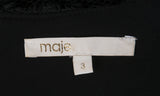 Maje Mesh Pleated Dress