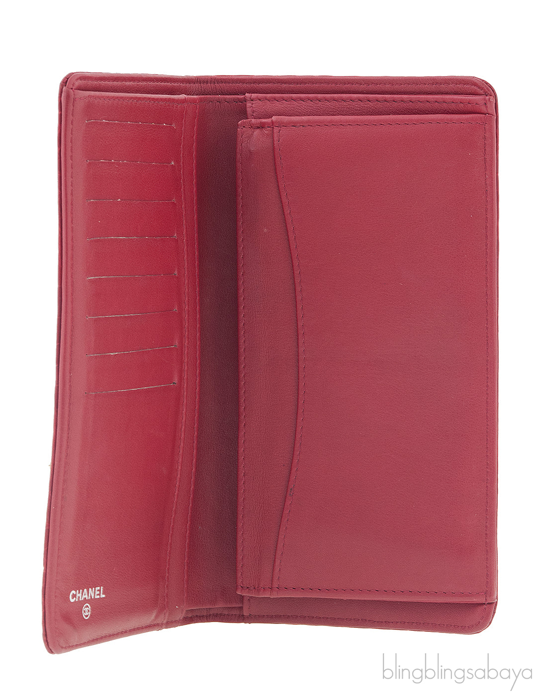 CC Red Crocodile Bi-fold Wallet