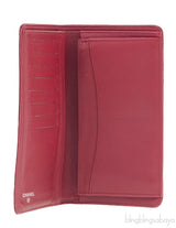 CC Red Crocodile Bi-fold Wallet