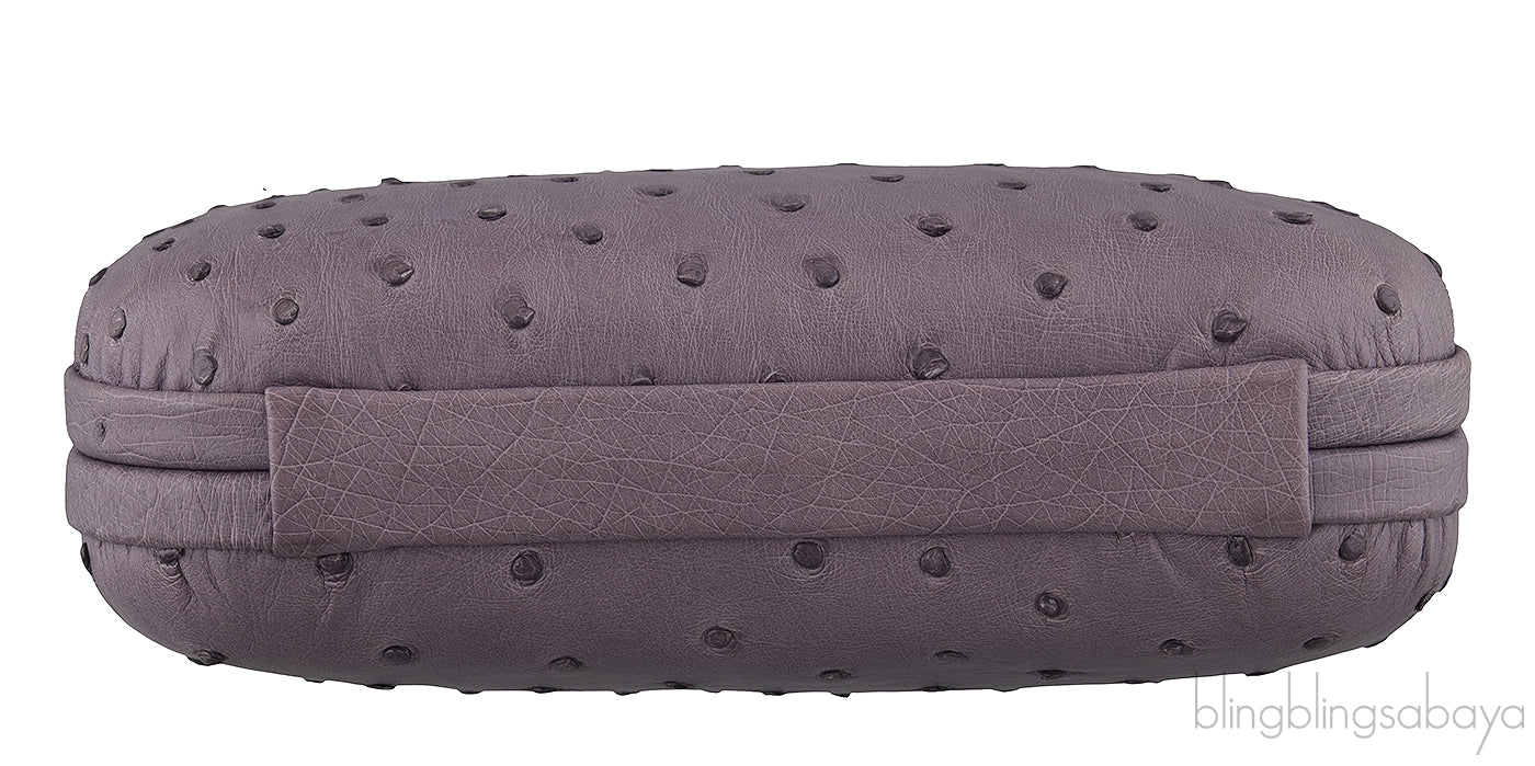 Knot Ostrich Mini Clutch