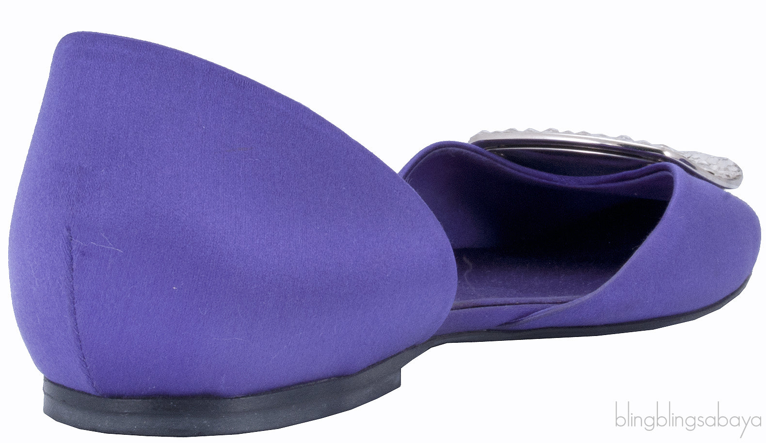 10 MM Purple Swarovski Flat
