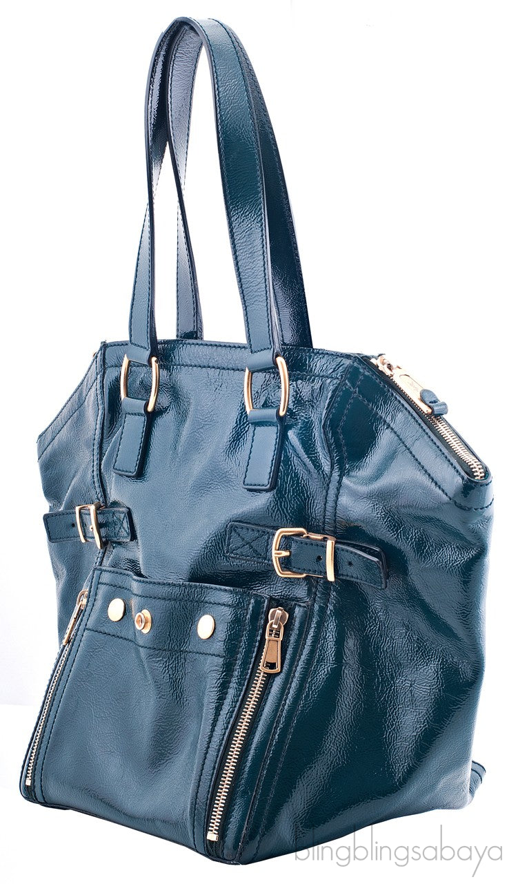 Downtown Patent Leather Tote