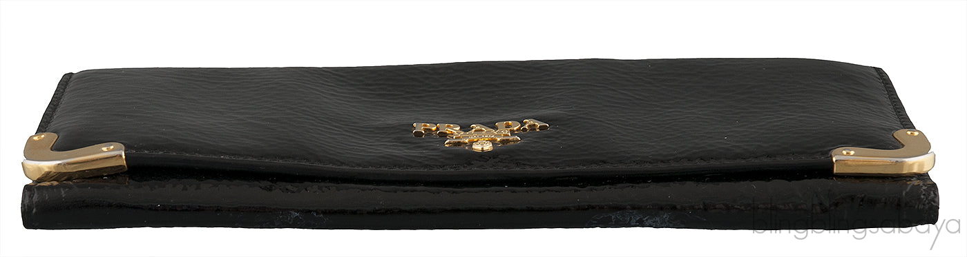 Black Patent Wallet