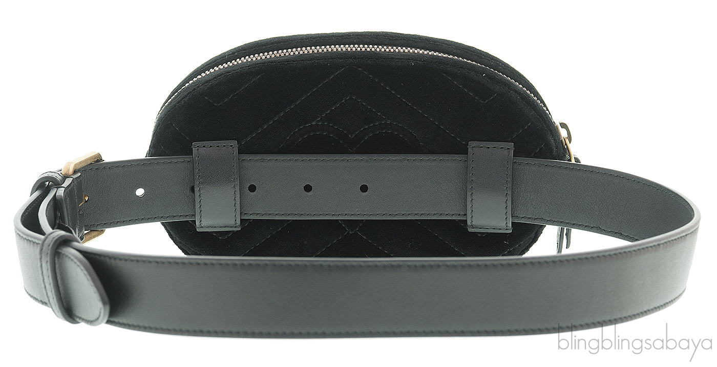 GG Marmont Velvet Belt Bag