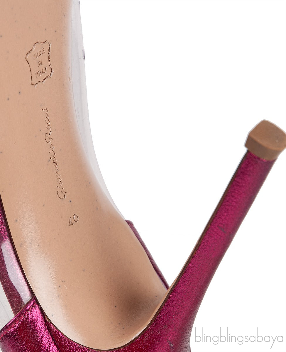 Metallic Purple PVC Plexi Pump
