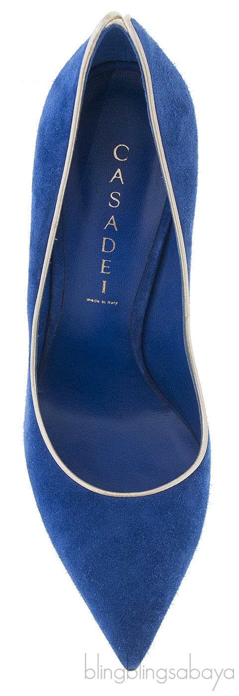 Blue Suede Chic Pump*
