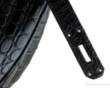 Birkin 35 Black Crocodile Porosus