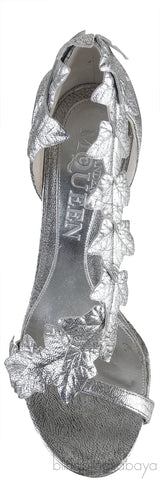 Silver Ivy Leaf Sandals