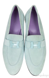 Paris Loafer Suede Vert Embrun Loafer Shoes