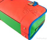 Amazona 28 Tri-color Satchel