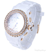 Happy Sport Pink Gold White Diamond