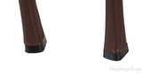 Brown Nappa Quilted Lido Mule Sandals