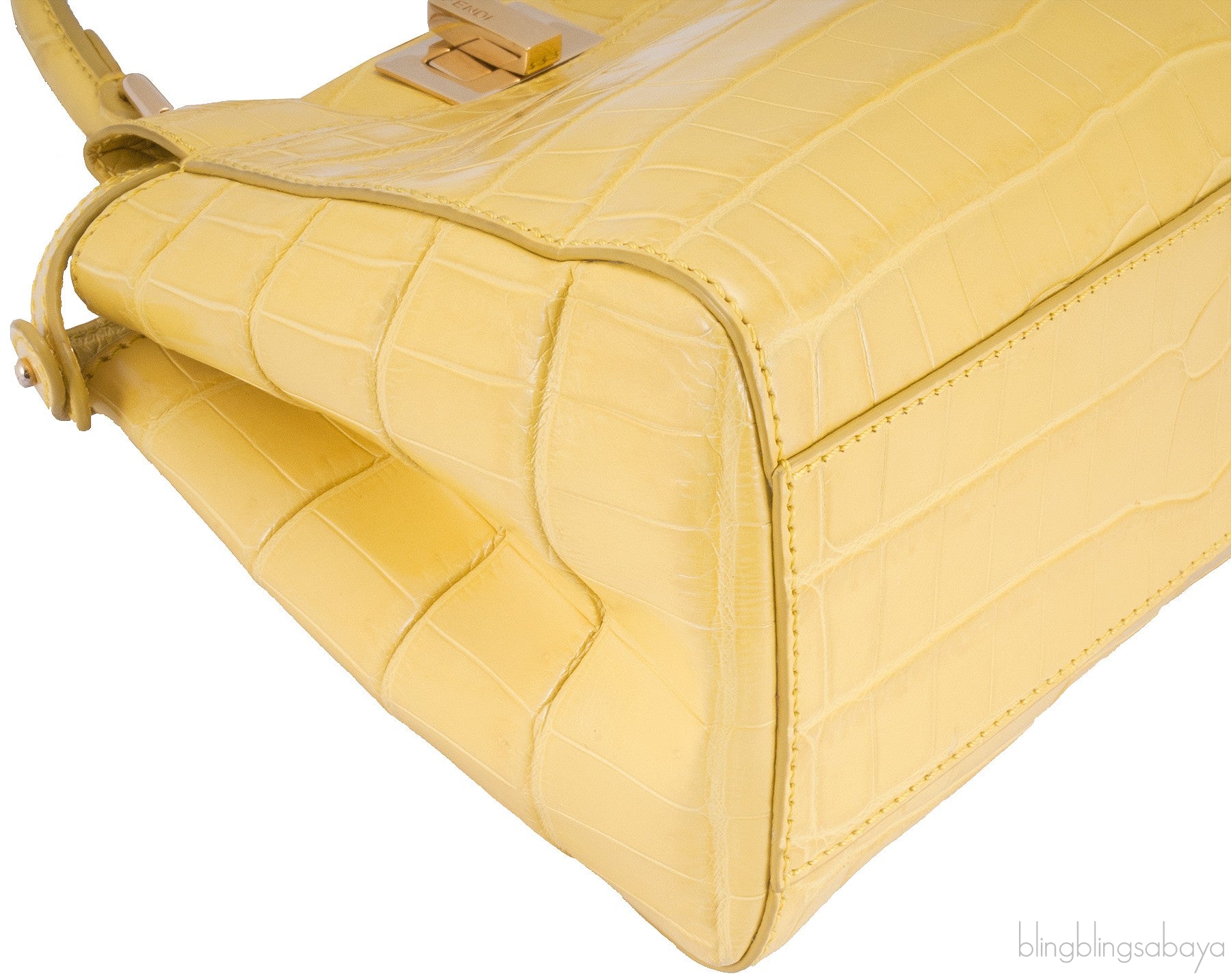 Mini Yellow Crocodile Peekaboo