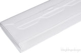 Shadow White Kelly Cut Pochette Swift